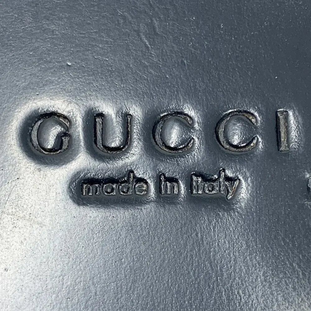 Gucci Horsebit Black Leather Thong Flat Sandals EU 36 Made in Italy